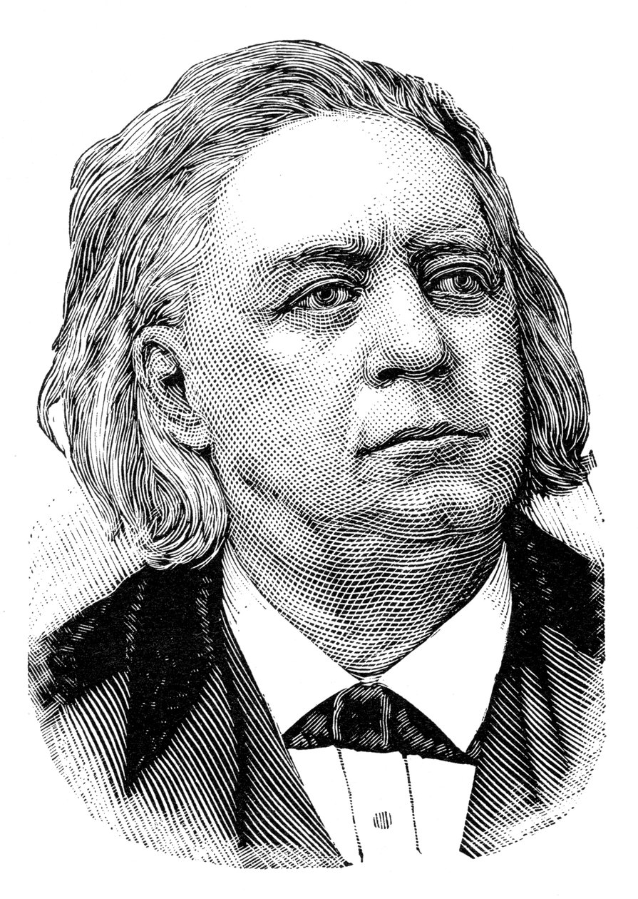 Henry Ward Beecher, amerykański duchowny kongregacyjny i pisarz autorstwa Unbekannt