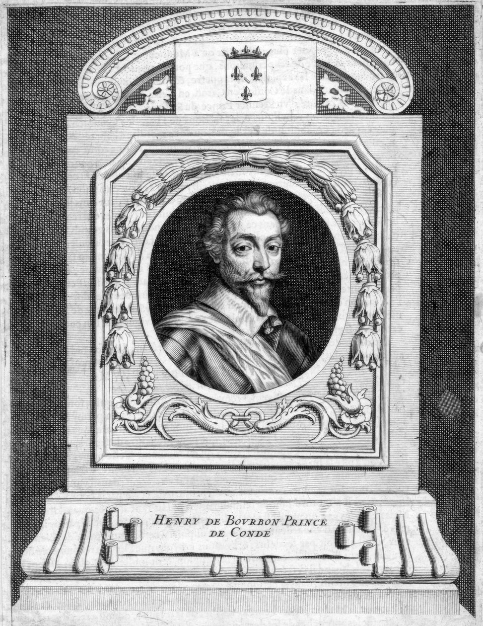 Henryk de Bourbon, książę Conde autorstwa Unbekannt