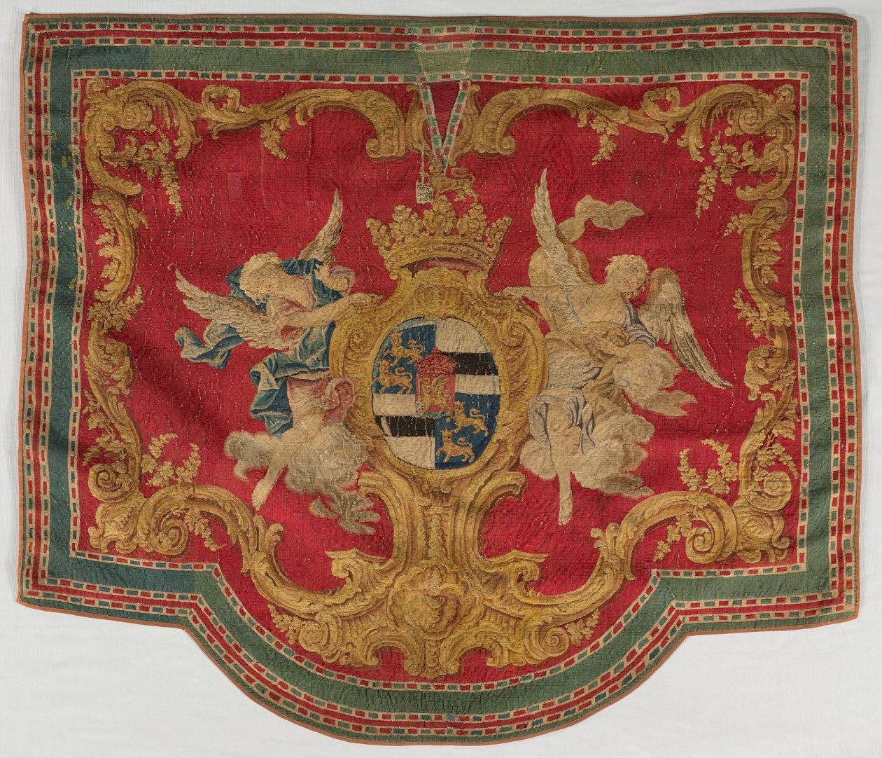 Gobelin heraldyczny, XVIII wiek. autorstwa Unbekannt
