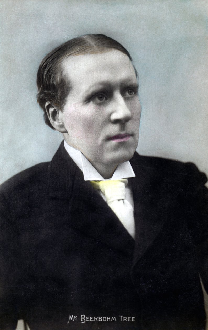 Herbert Beerbohm Tree 1852-1917, angielski aktor i kierownik teatru, początek XX wieku autorstwa Unbekannt