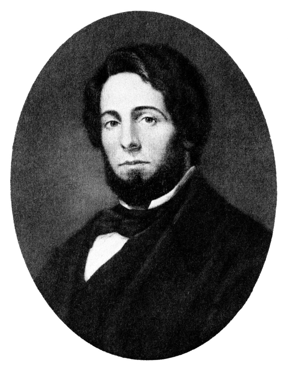 Herman Melville, amerykański pisarz, XIX wiek autorstwa Unbekannt
