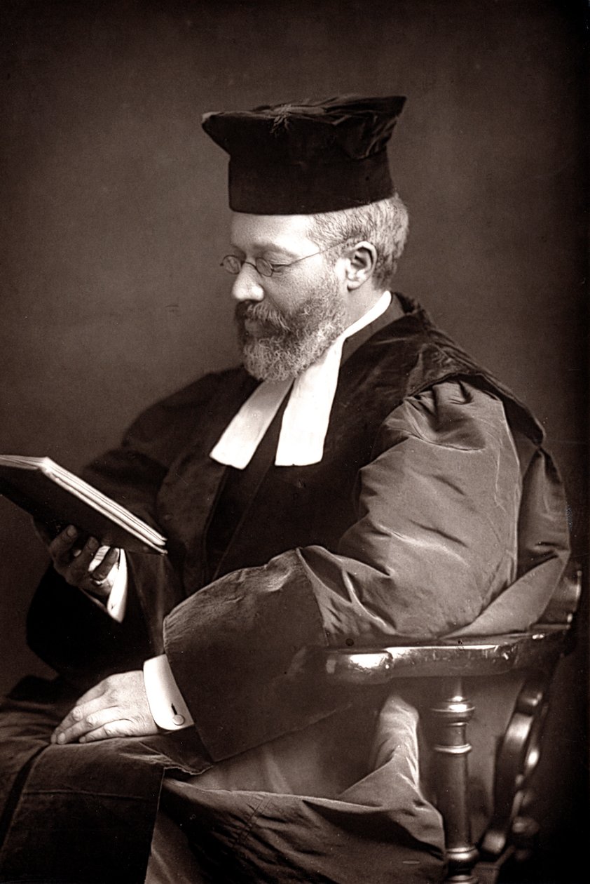 Hermann Adler 1839-1911, urodzony w Niemczech naczelny rabin Imperium Brytyjskiego, c1894 autorstwa Unbekannt
