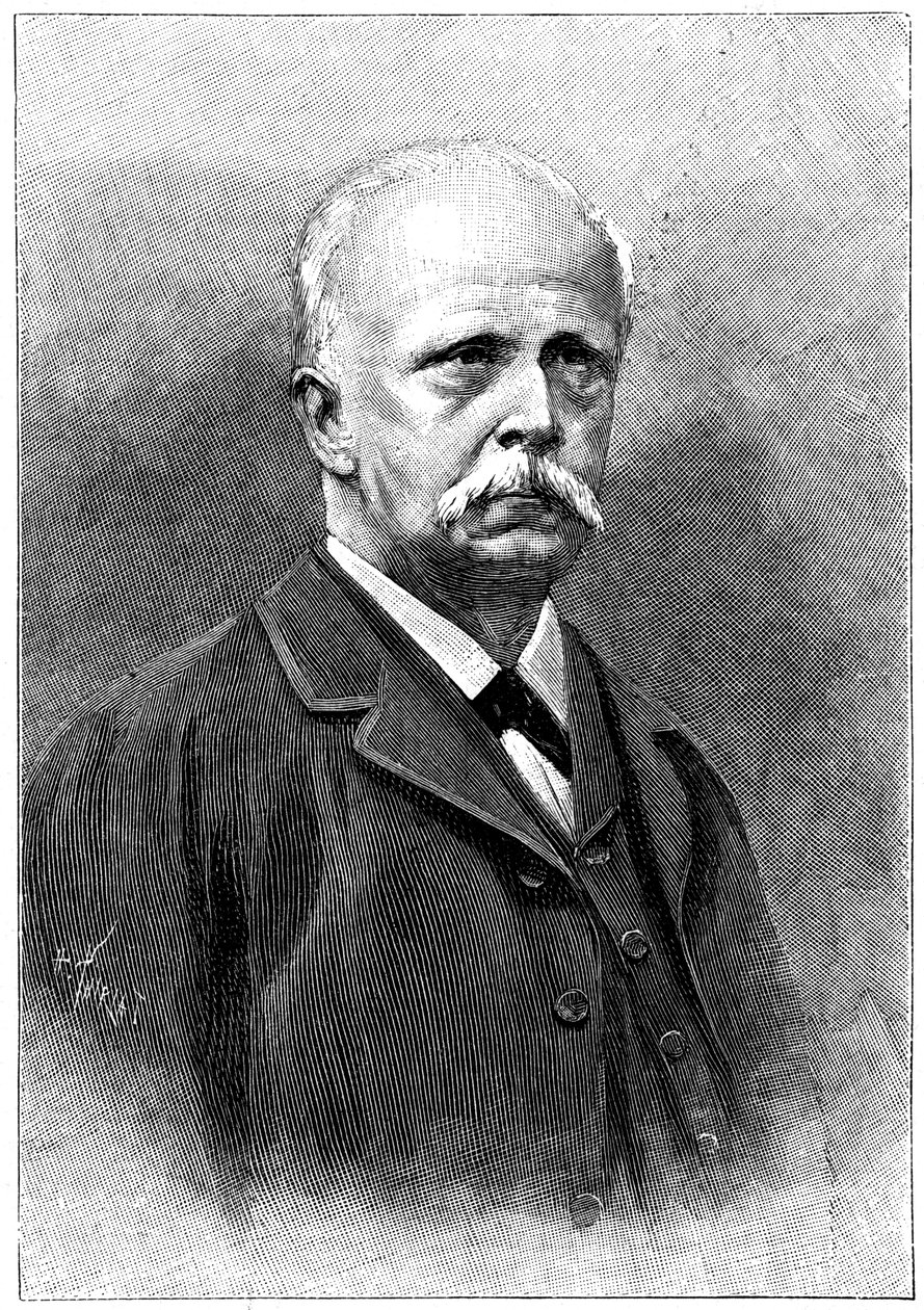 Hermann Ludwig Ferdinand von Helmholtz, niemiecki fizyk i fizjolog, 1894 autorstwa Unbekannt