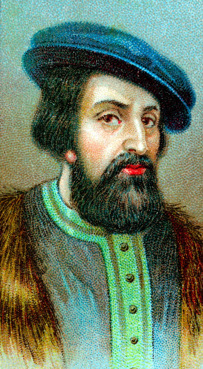 Hernan Cortes 1485-1547, hiszpański konkwistador, który podbił Meksyk autorstwa Unbekannt