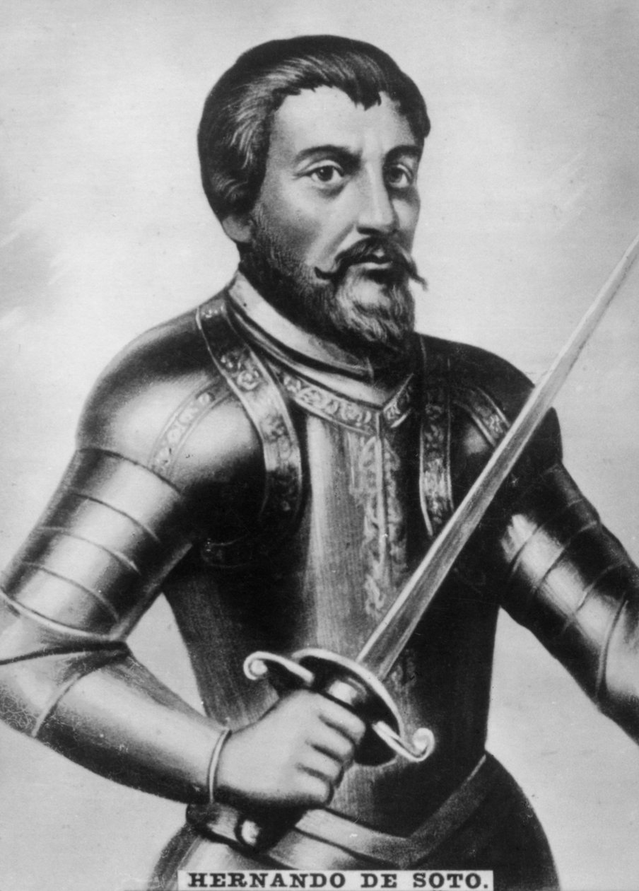 Fernando de Soto, 1496-1542, lata 20. autorstwa Unbekannt