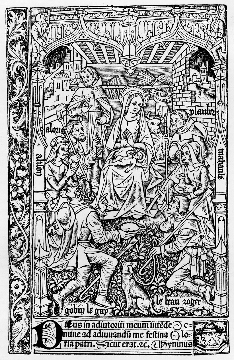 Godziny korzystania z Romme, Paryż, Pigouchet dla Vostre, 20 grudnia 1502, 1910 autorstwa Unbekannt