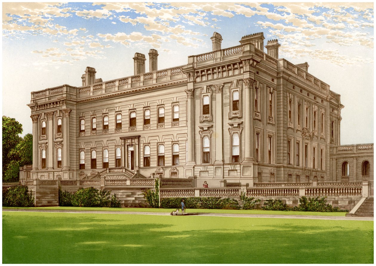 Heythrop, Oxfordshire, dom rodziny Brassey, ok. 1880 autorstwa Unbekannt