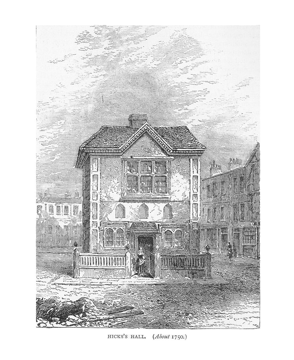 Hicks Hall, 1750. 1878 autorstwa Unbekannt