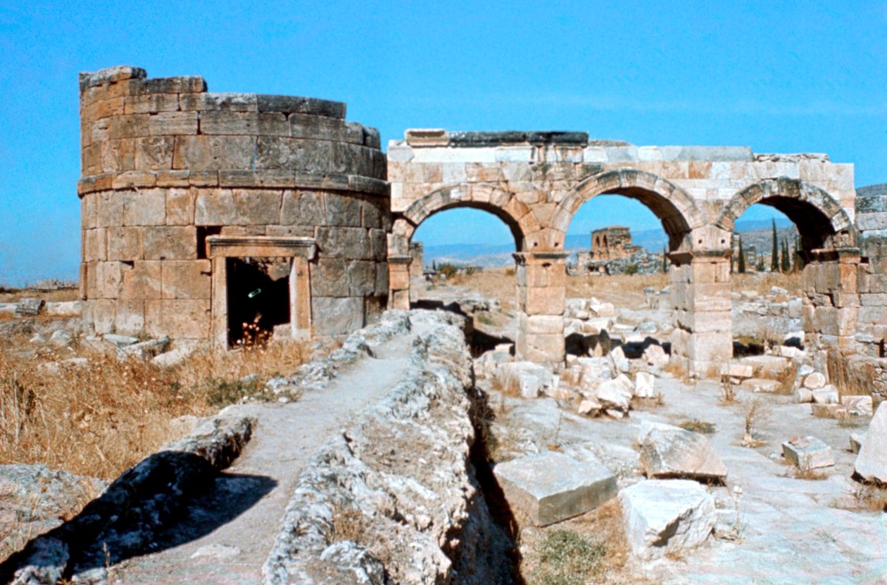 Hierapolis, Pamukkale, Turcja, 190 pne autorstwa Unbekannt
