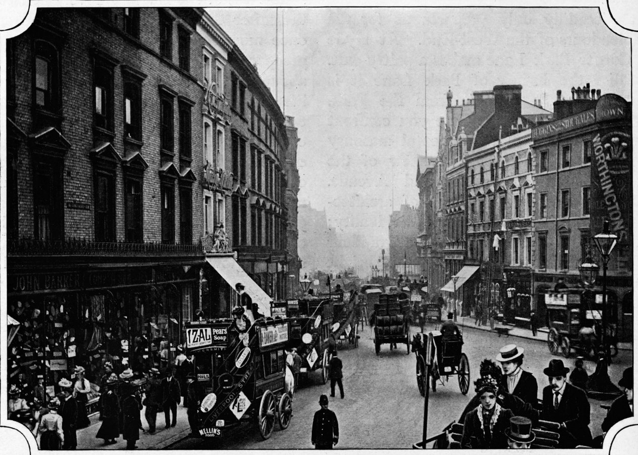 High Street, Kensington, Londyn, c1900 1901 autorstwa Unbekannt