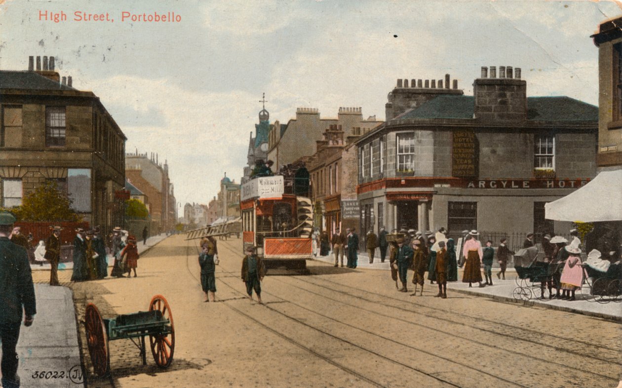 Główna ulica, Portobello, 1913 autorstwa Unbekannt