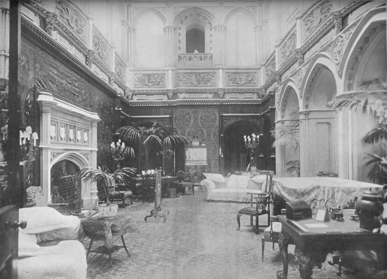 Zamek Highclere, Hampshire – hrabia Carnarvon, 1910 autorstwa Unbekannt