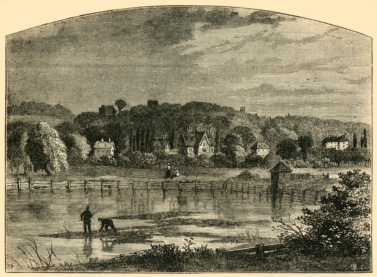 Stawy Highgate, ok. 1876 r. autorstwa Unbekannt