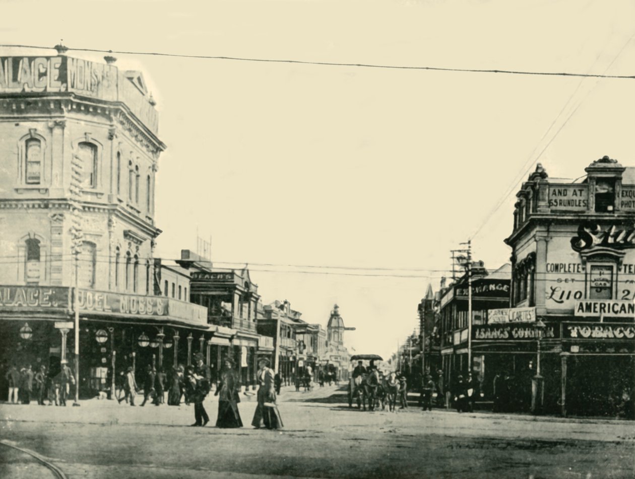 Ulica Hindley, Adelajda, 1901. autorstwa Unbekannt