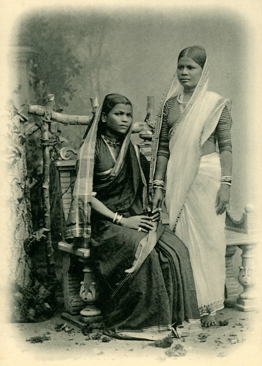 Hinduskie ayahs. autorstwa Unbekannt
