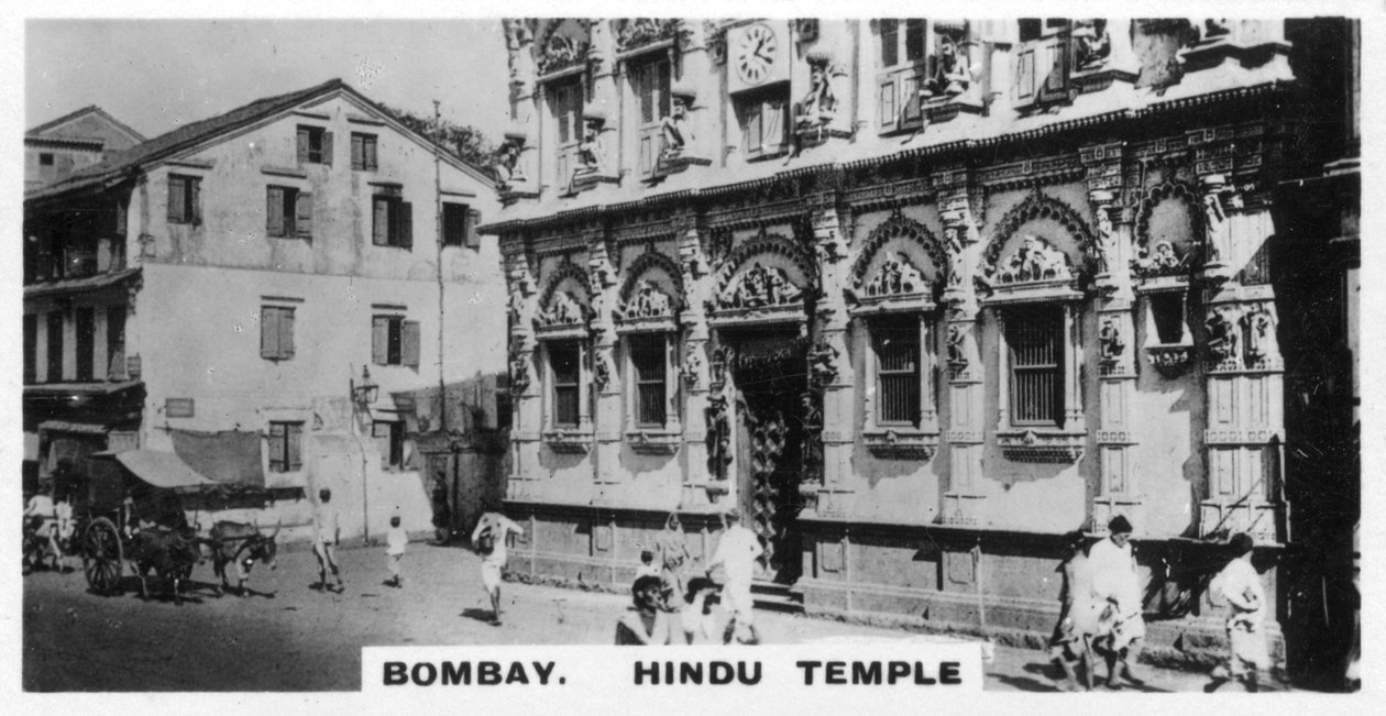 Świątynia hinduska, Bombaj, Indie, ok. 1925 r. autorstwa Unbekannt