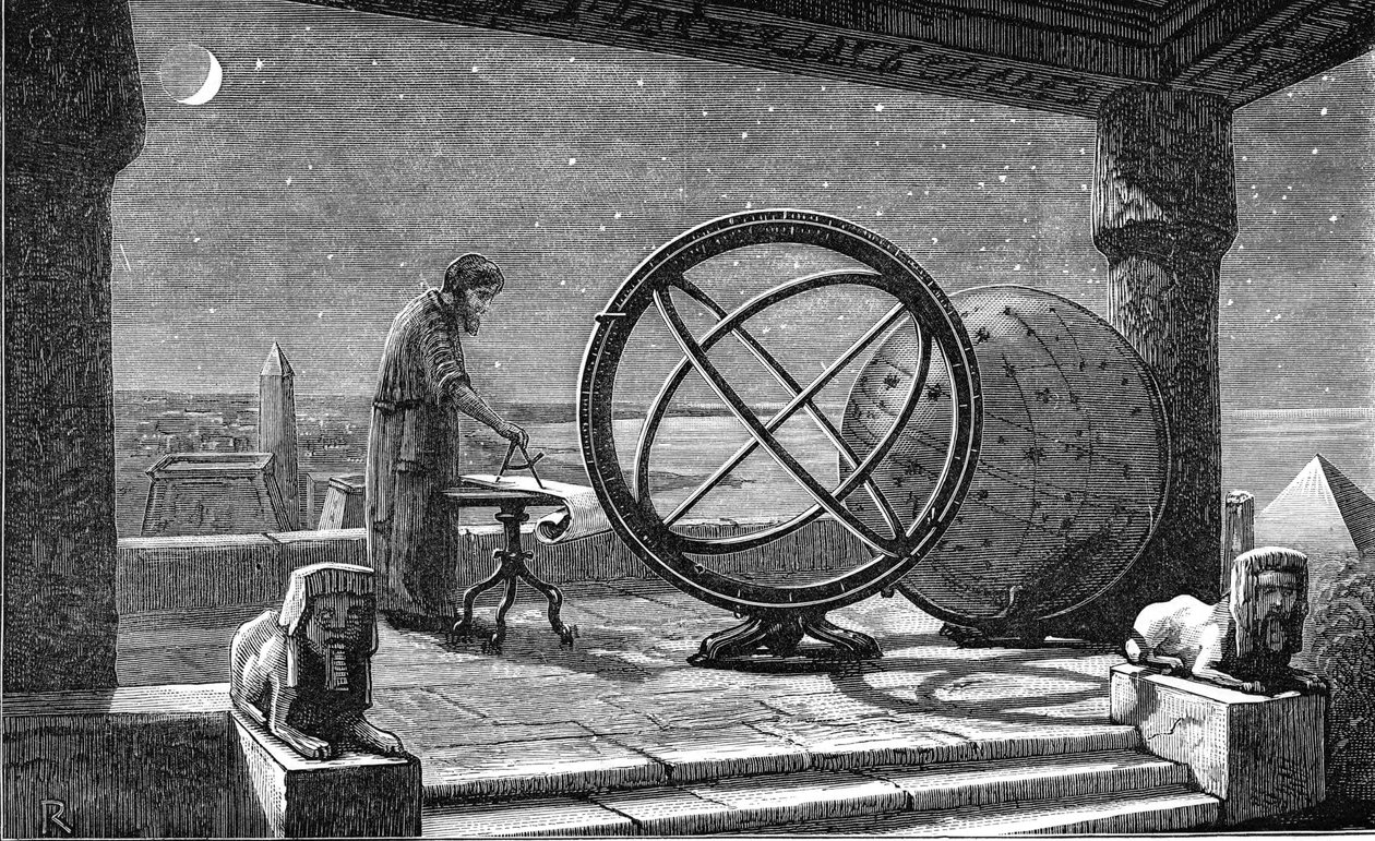 Hipparch, starożytny grecki astronom, II wiek pne c1880 autorstwa Unbekannt