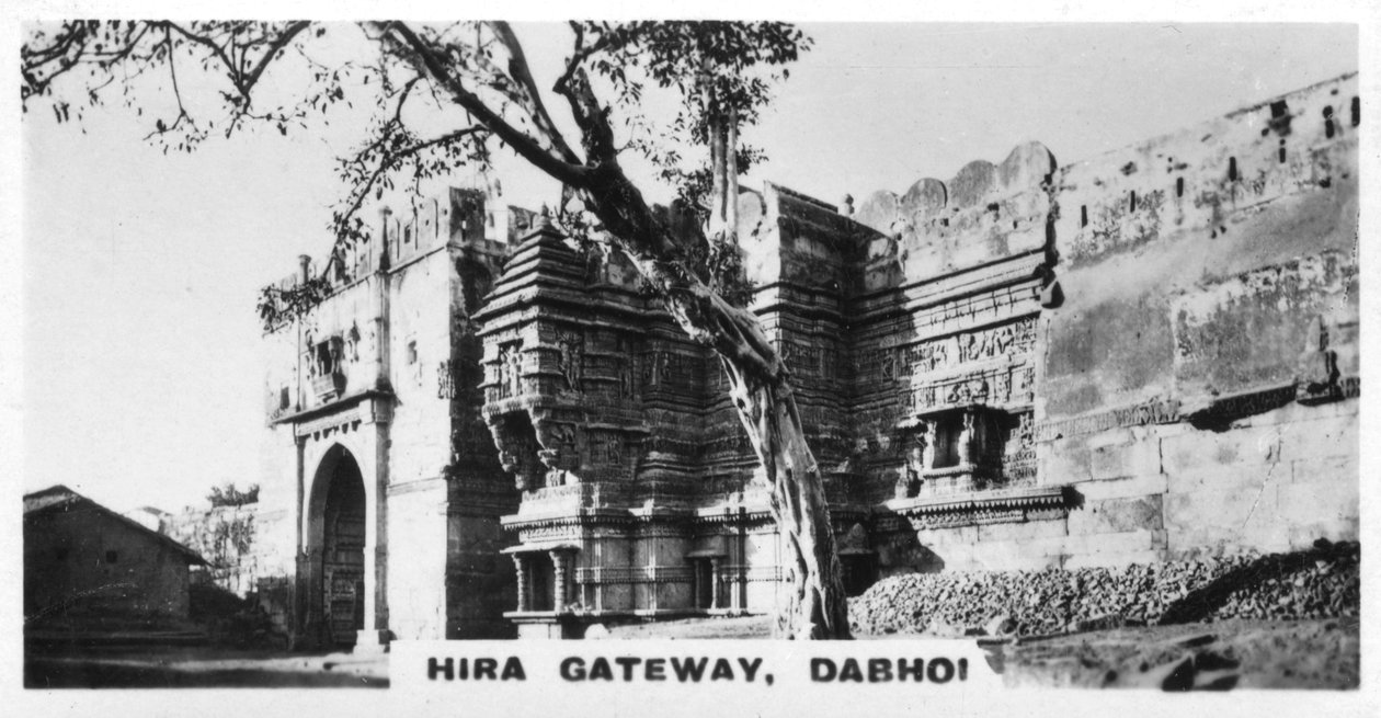 Hira Gateway, Dabhoi, Gujarat, Indie, ok. 1925 r. autorstwa Unbekannt
