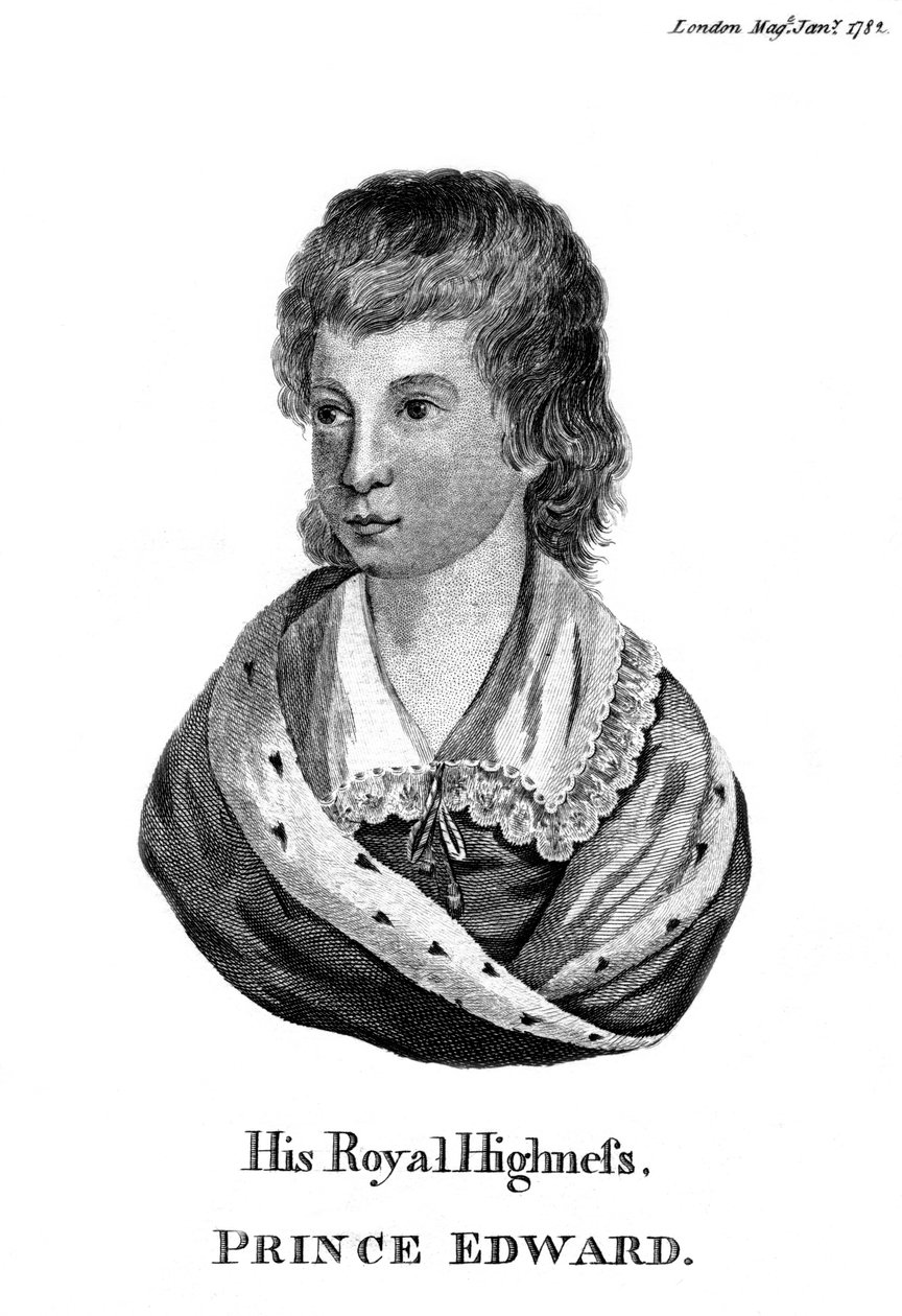 Jego Królewska Wysokość Książę Edward, 1782 autorstwa Unbekannt