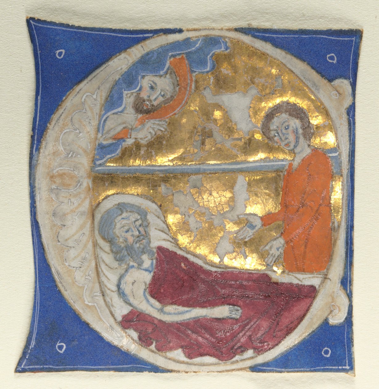 Historyczny wstęp wycięty z Biblii, 1200s. autorstwa Unbekannt