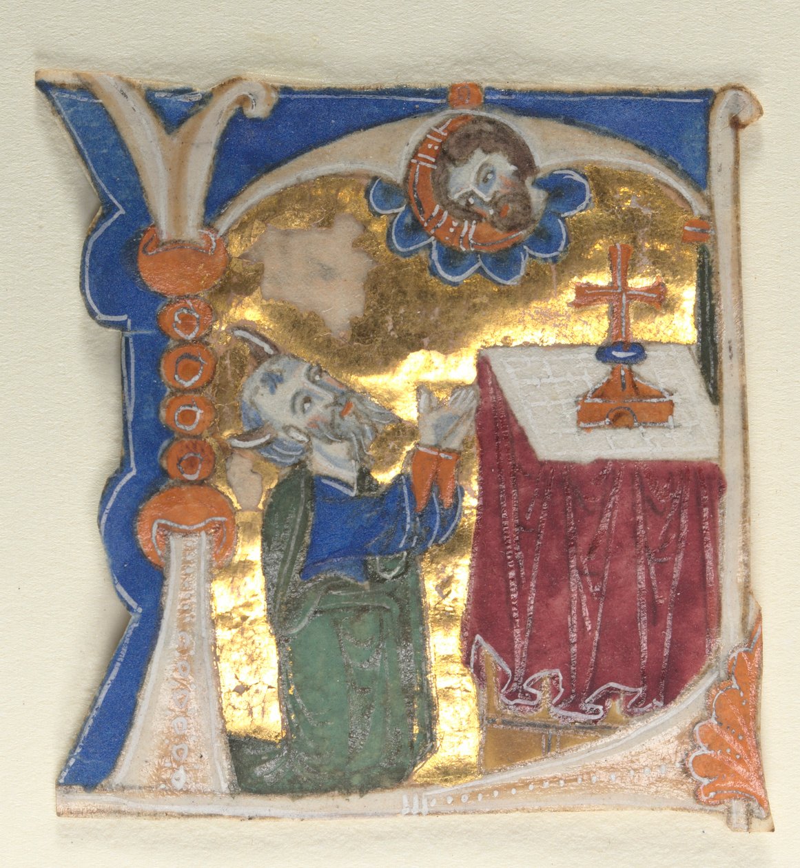 Historyczny wstęp wycięty z Biblii, 1200s. autorstwa Unbekannt