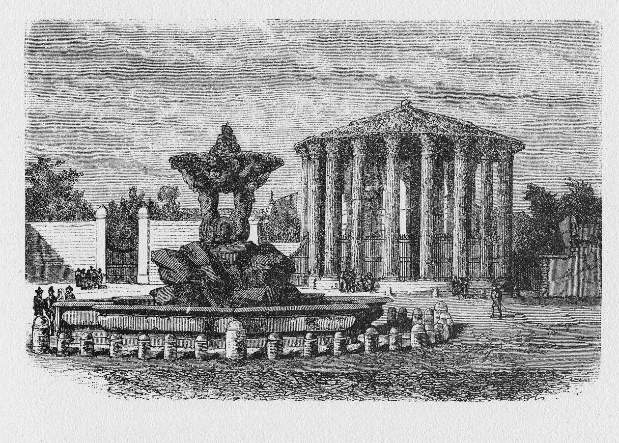 Historia starożytnego Rzymu. Forum Boarium Forum Boarium było venalium forum bydła w starożytnym Rzymie. autorstwa Unbekannt