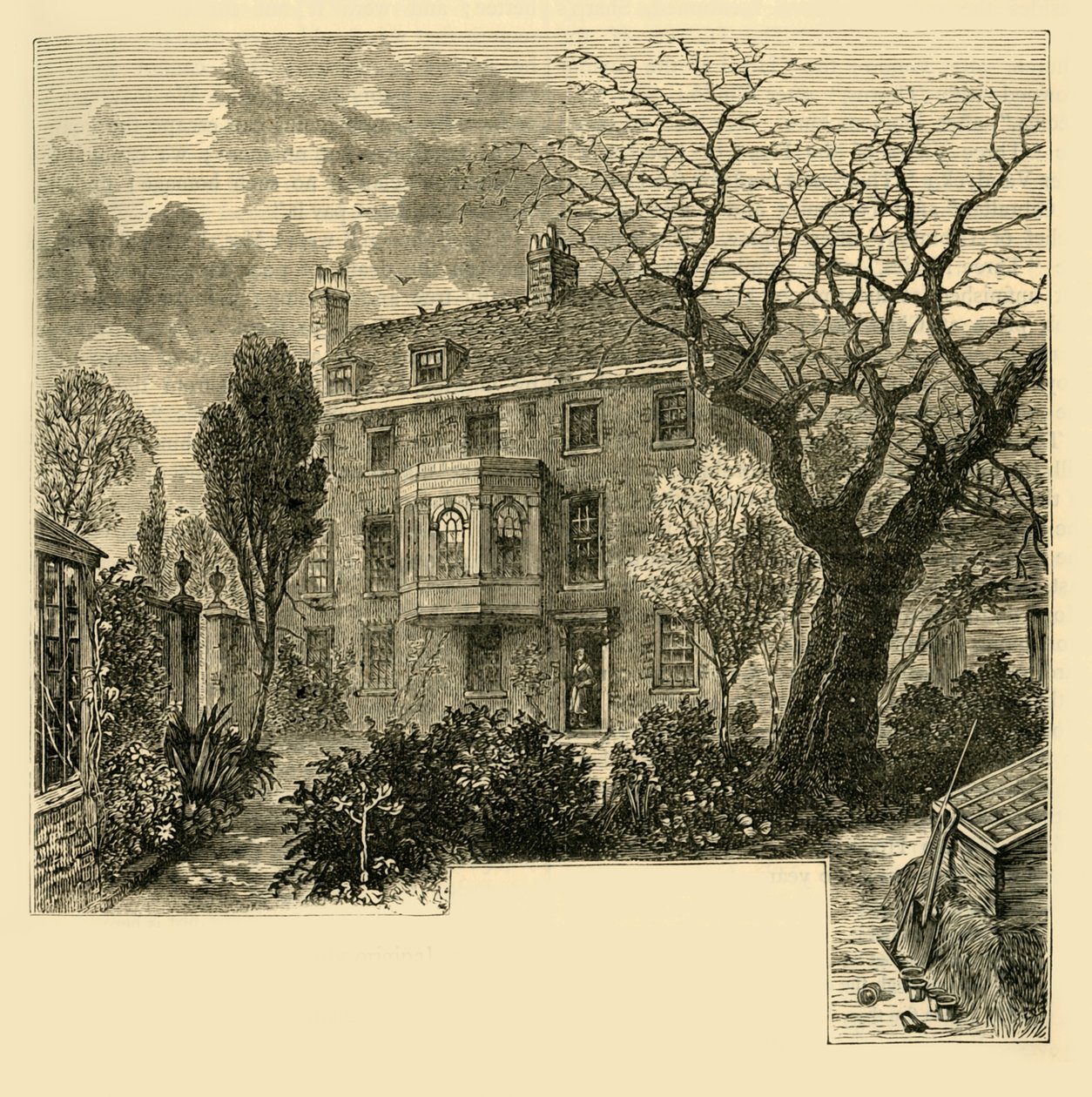 Dom Hogartha, ok. 1878 r. autorstwa Unbekannt