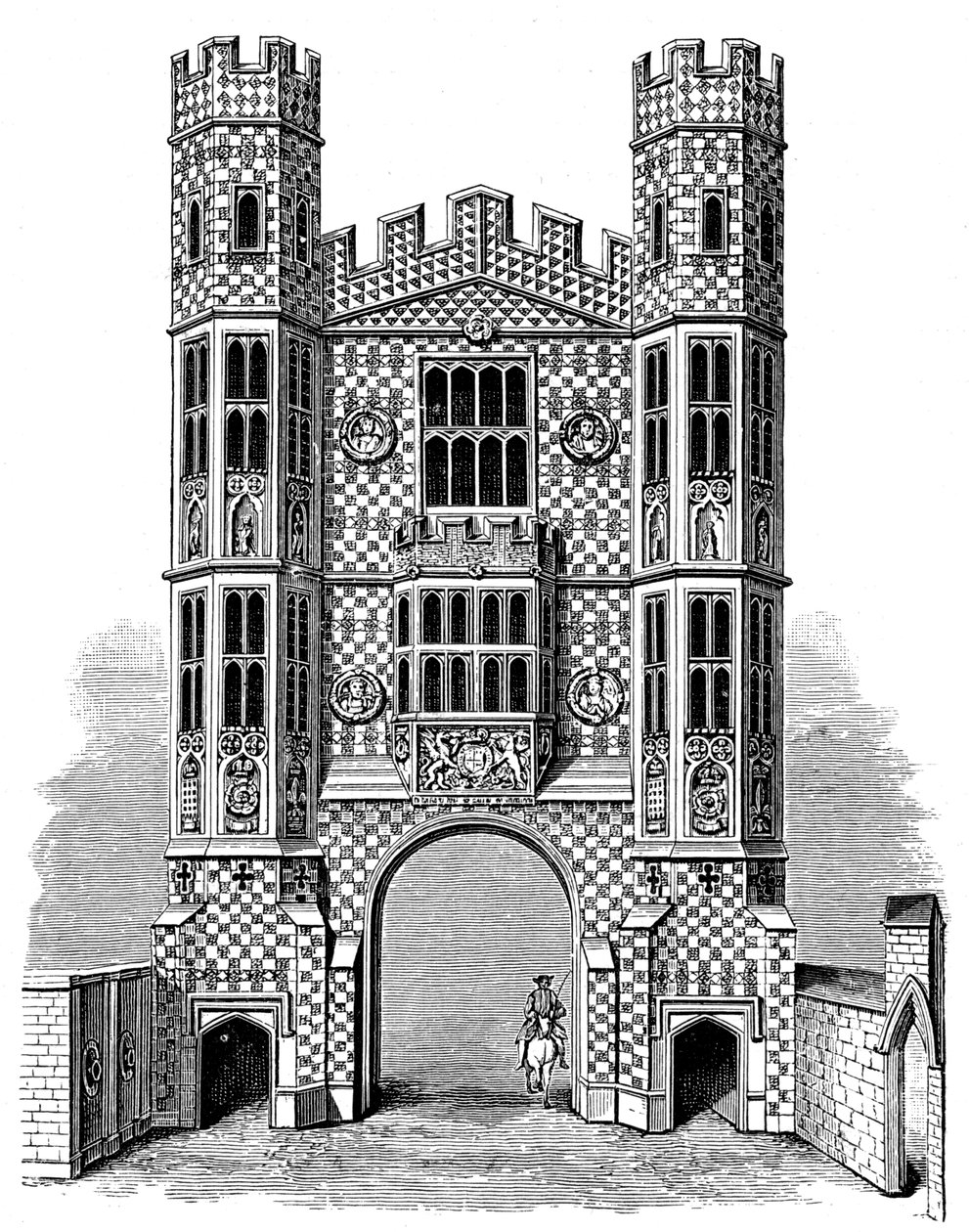 Brama Holbeina, Whitehall, Londyn, 1893 autorstwa Unbekannt