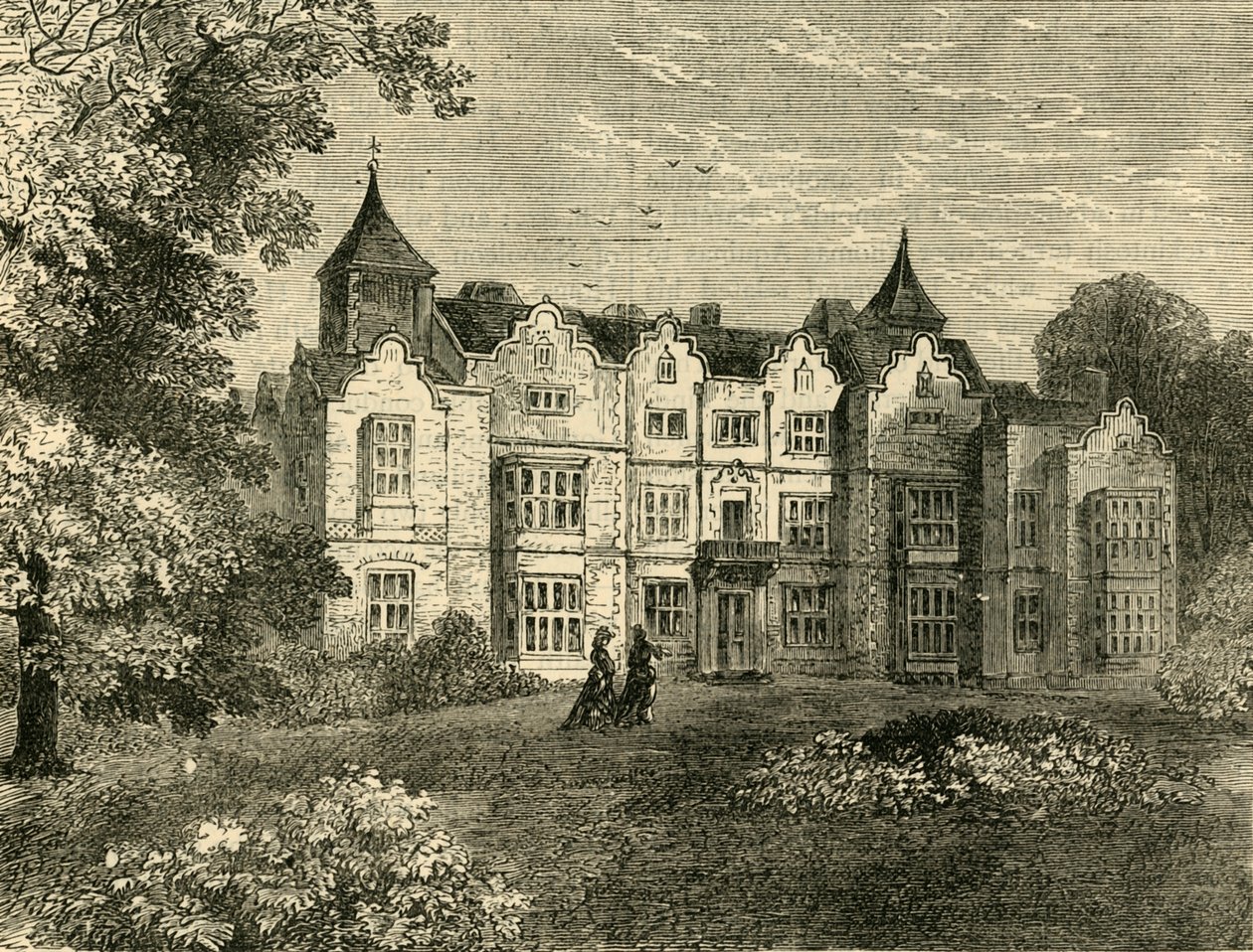 Dom Holenderski, od północy, ok. 1876 r. autorstwa Unbekannt