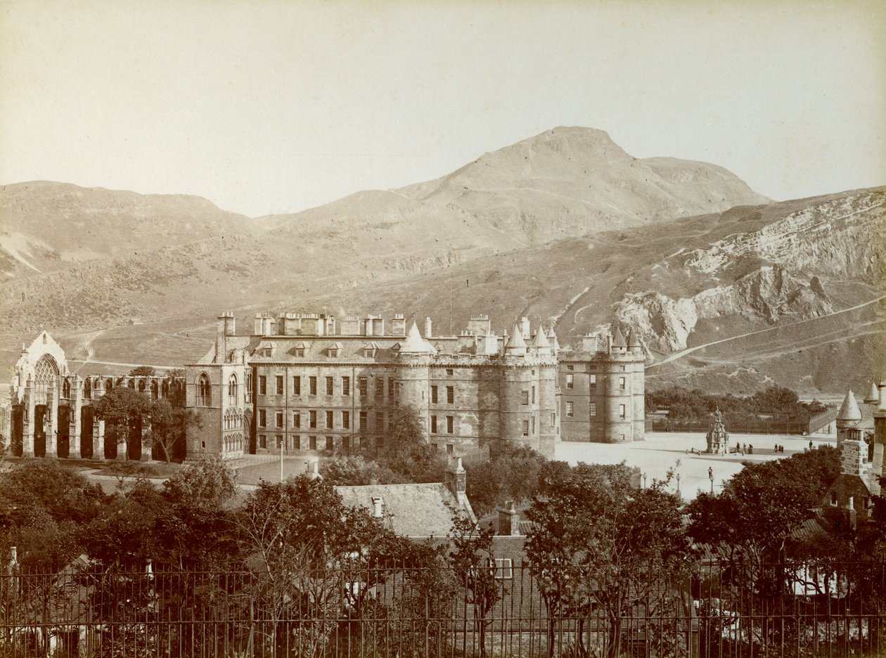 Pałac Holyrood, Edynburg, Szkocja, 1887 autorstwa Unbekannt