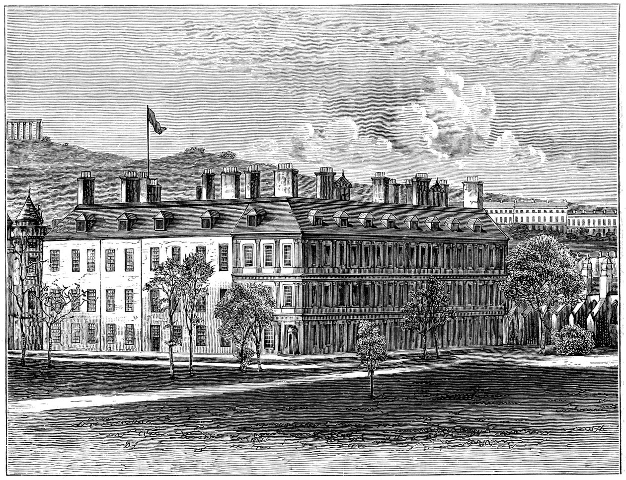 Pałac Holyrood od strony południowo-wschodniej, Edynburg, 1900 autorstwa Unbekannt