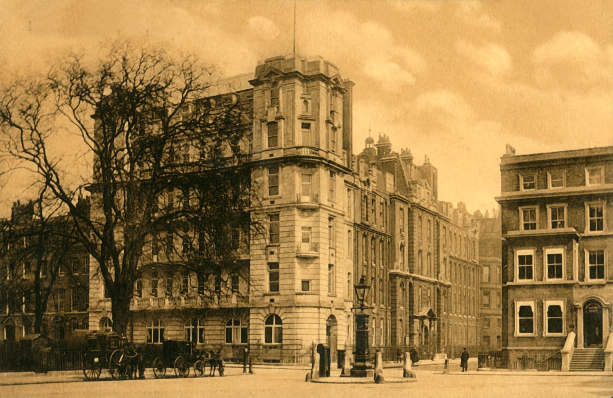 Szpital homeopatyczny, Queen Square, ok. 1910. autorstwa Unbekannt