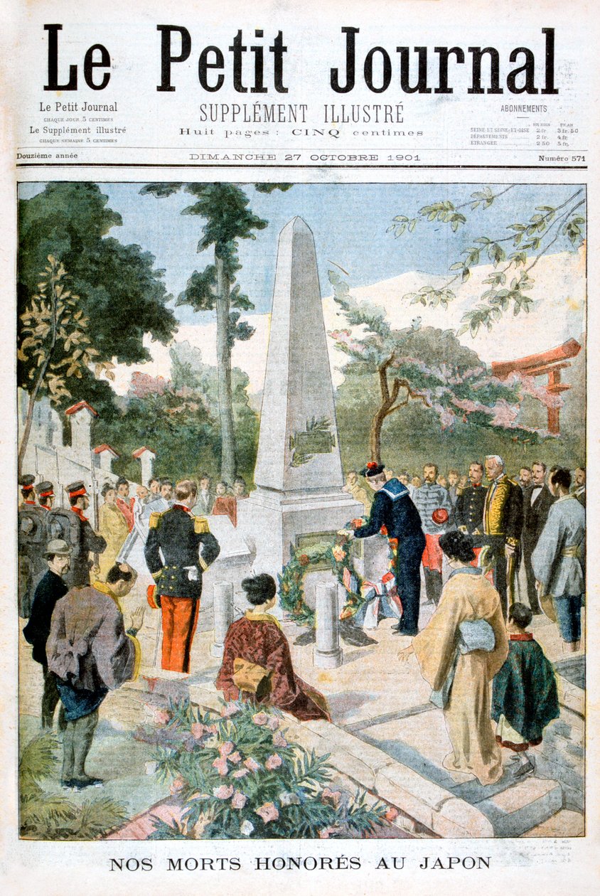Uhonorowanie naszych zmarłych w Japonii, 1901 autorstwa Unbekannt