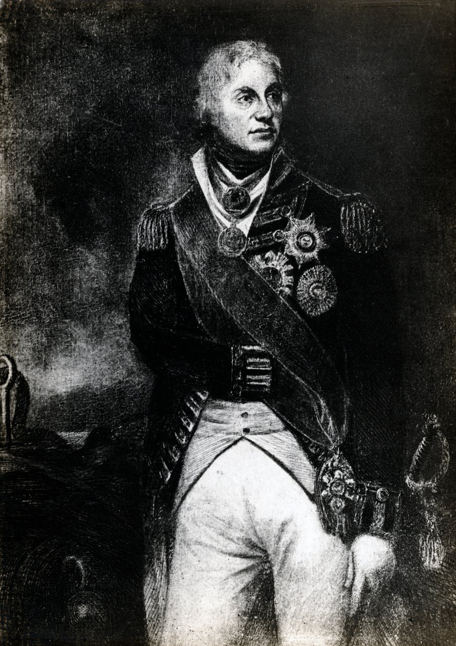 Horatio Nelson, 1. wicehrabia Nelson, angielski dowódca marynarki wojennej, XIX w. autorstwa Unbekannt