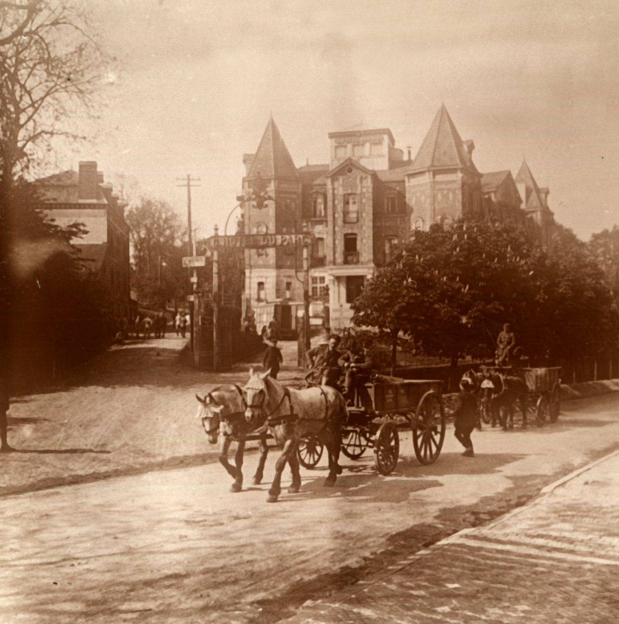 Karetka konna, Belgia, c1914-c1918 autorstwa Unbekannt