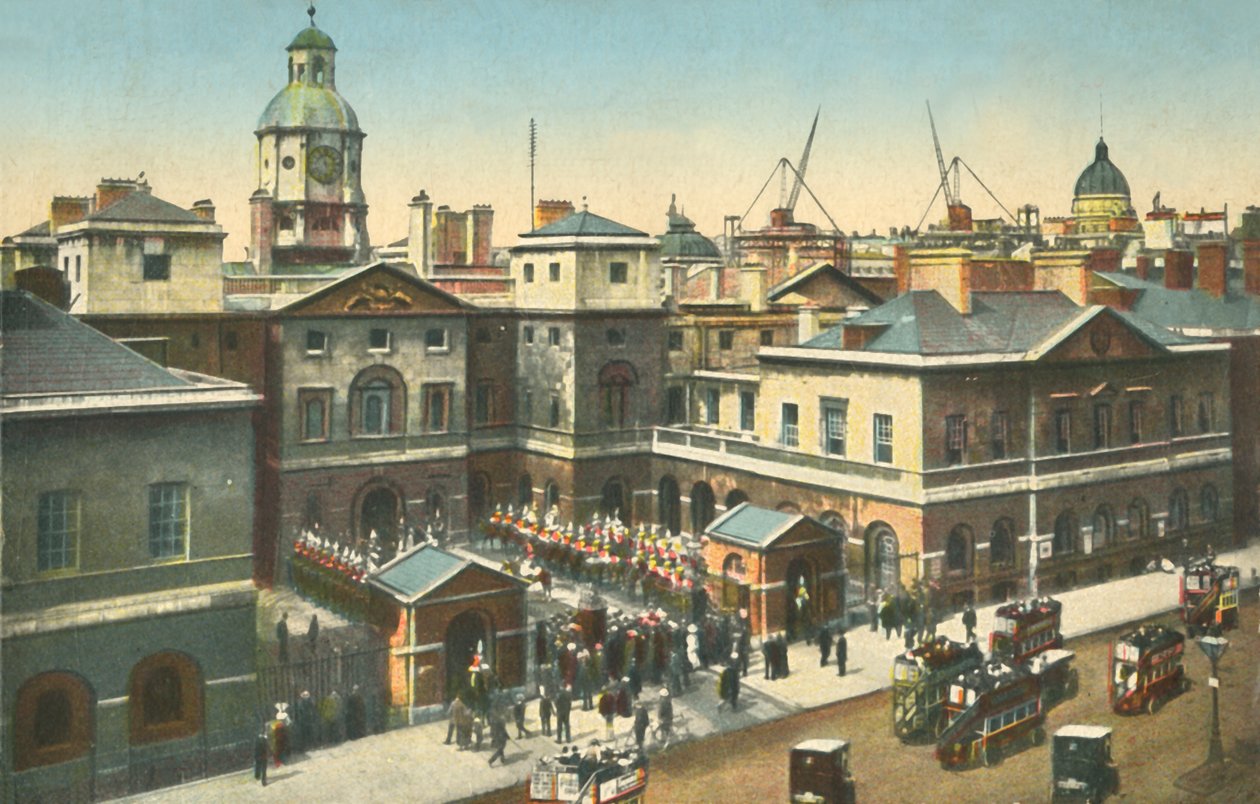 Gwardia konna, Whitehall, Londyn, ok. 1910. autorstwa Unbekannt