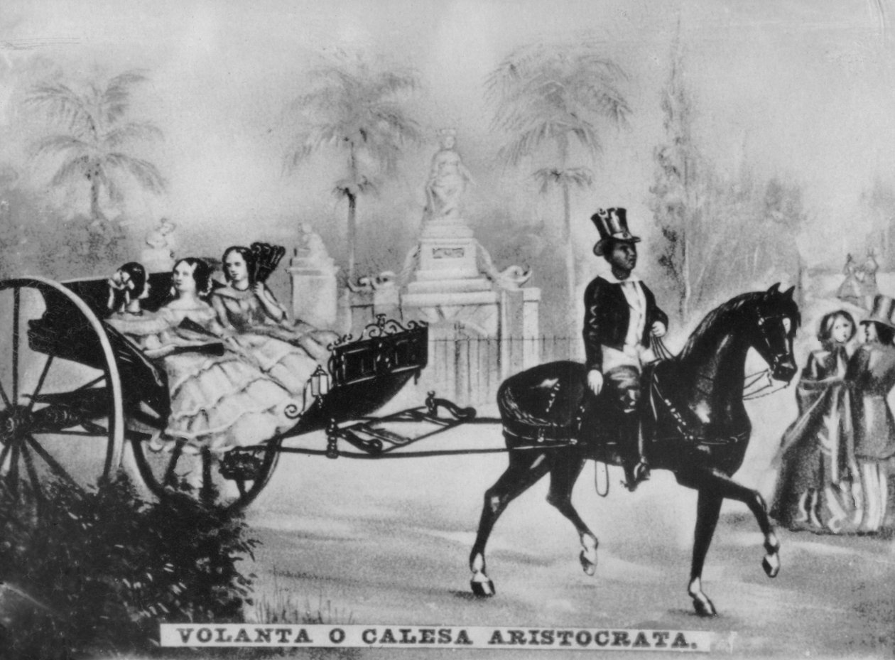 Koń i kareta arystokracji, ok. 1910 autorstwa Unbekannt
