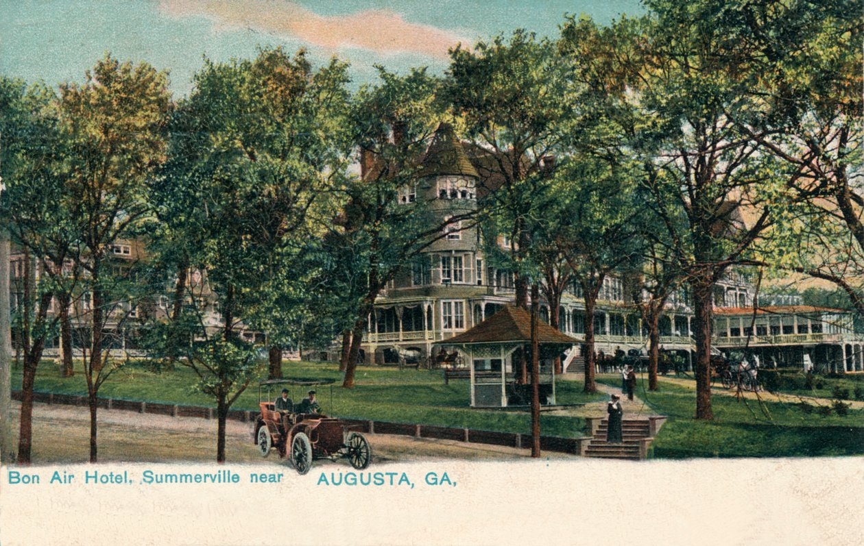 Hotel Bon Air, Augusta, Gruzja, ok. 1910 r. autorstwa Unbekannt