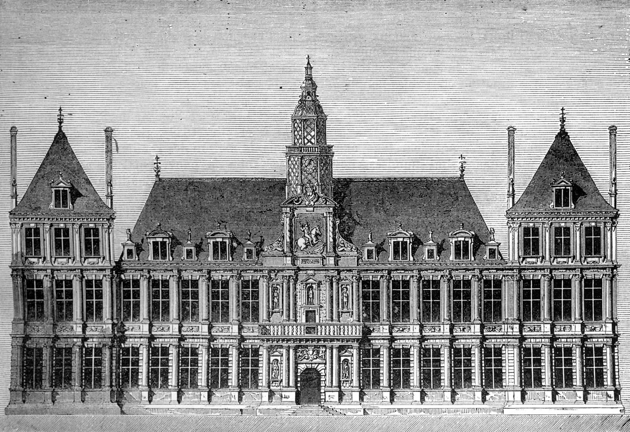 Ratusz, Reims, Francja, 1882-1884 autorstwa Unbekannt