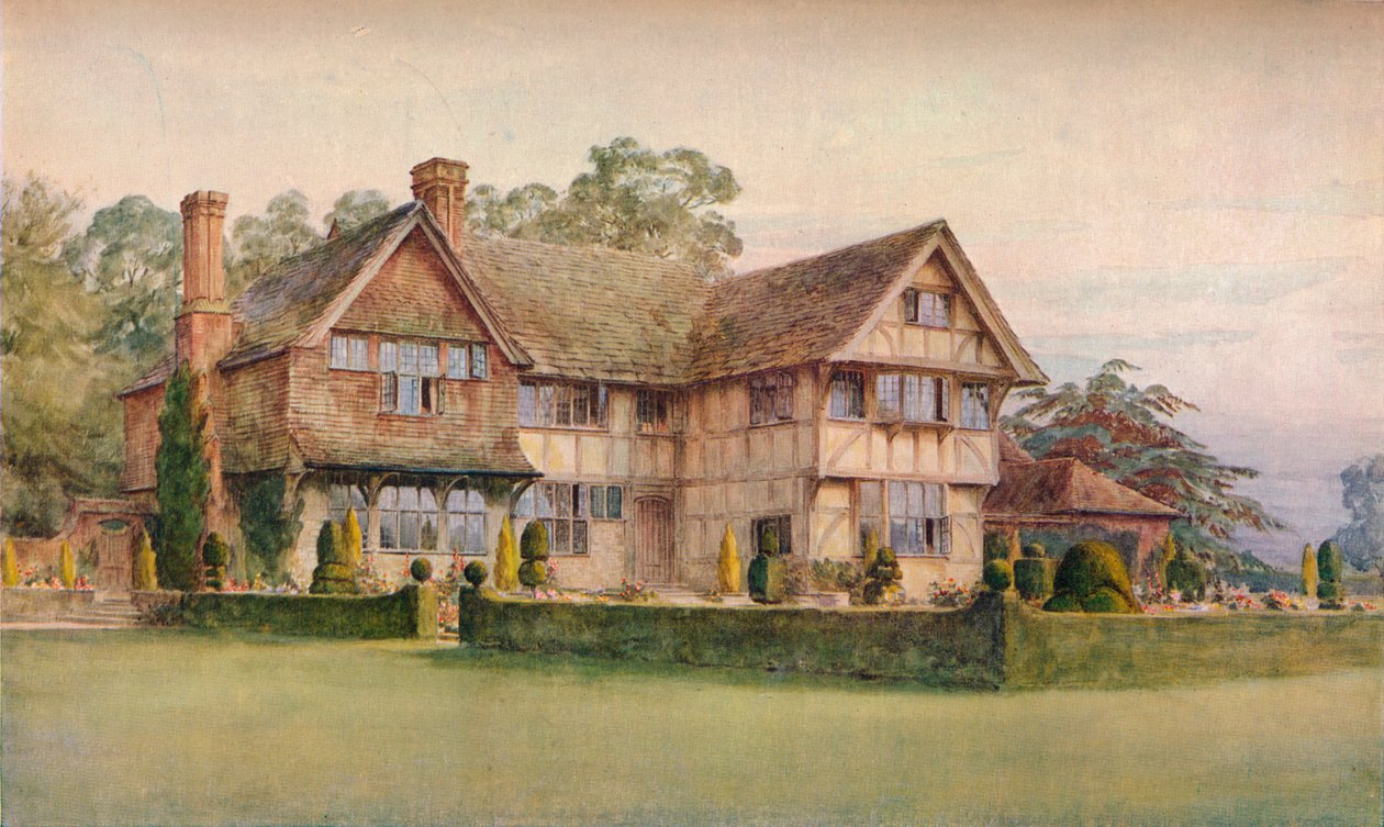 Dom w Rusper, niedaleko Horsham, Sussex, c1911 autorstwa Unbekannt