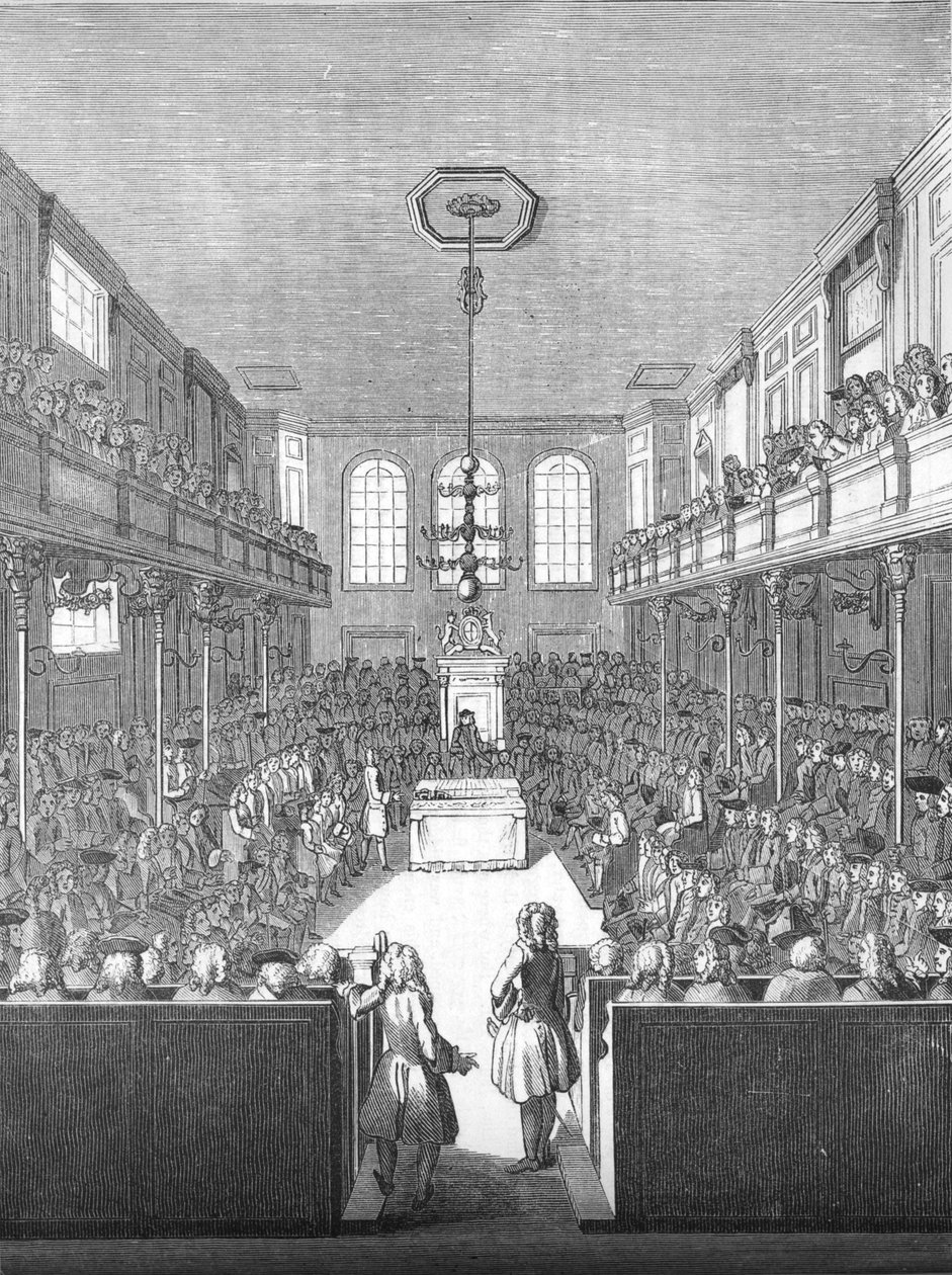 Izba Gmin w czasach Jerzego II, 1845 autorstwa Unbekannt
