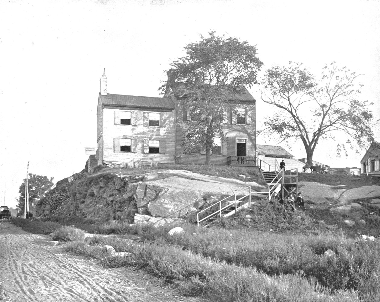 Dom Edgara Allena Poe, Ravenswood, Long Island, stan Nowy Jork, USA, ok. 1900. autorstwa Unbekannt