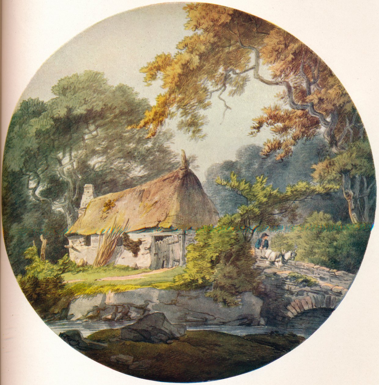 Hovel w pobliżu Yealmpton, Devon, 1921 autorstwa Unbekannt