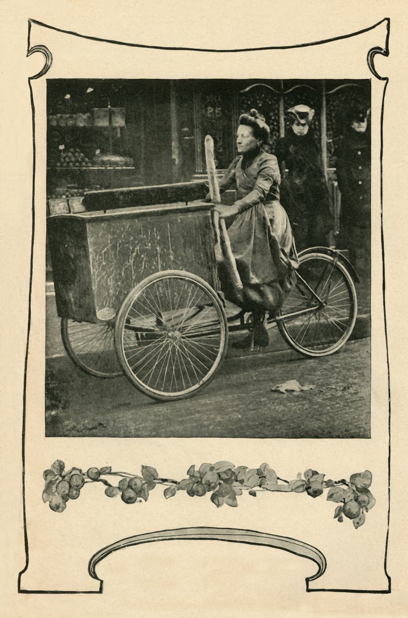 Jak chleb jest dostarczany w Paryżu, 1901. autorstwa Unbekannt