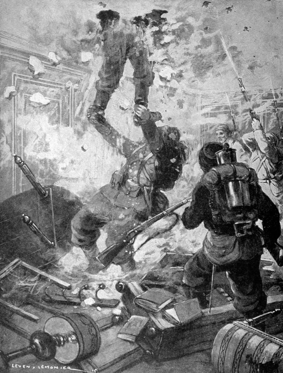 Jak zdobyto zamek, I wojna światowa, Francja, 1915 autorstwa Unbekannt