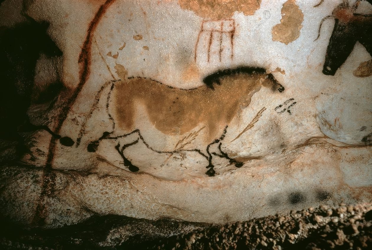 Malarstwo jaskiniowe w Lascaux we Francji autorstwa Unbekannt
