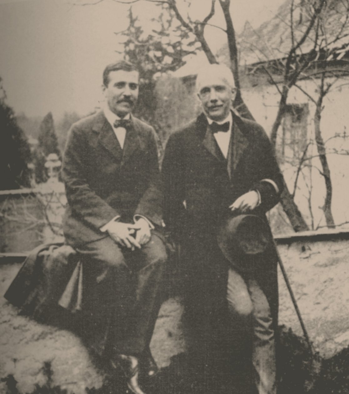 Hugo von Hofmannsthal 1874-1929 i Richard Strauss 1864-1949, 1912. autorstwa Unbekannt