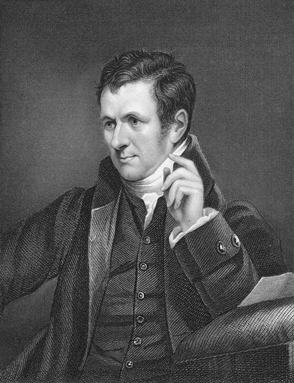 Humphry Davy, brytyjski chemik, XIX wiek autorstwa Unbekannt