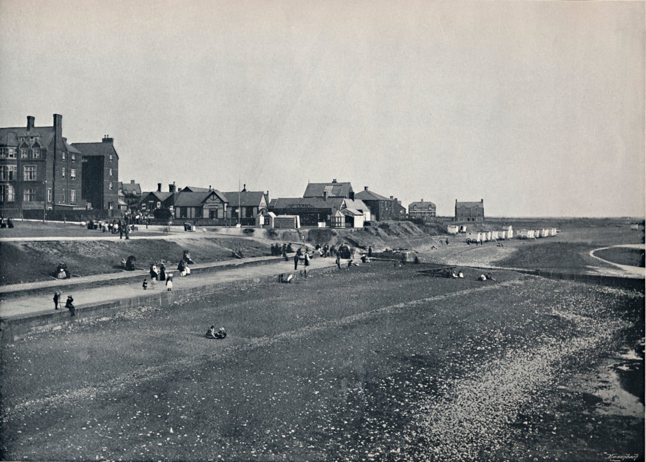 Hunstanton - Front i plaża, 1895 autorstwa Unbekannt