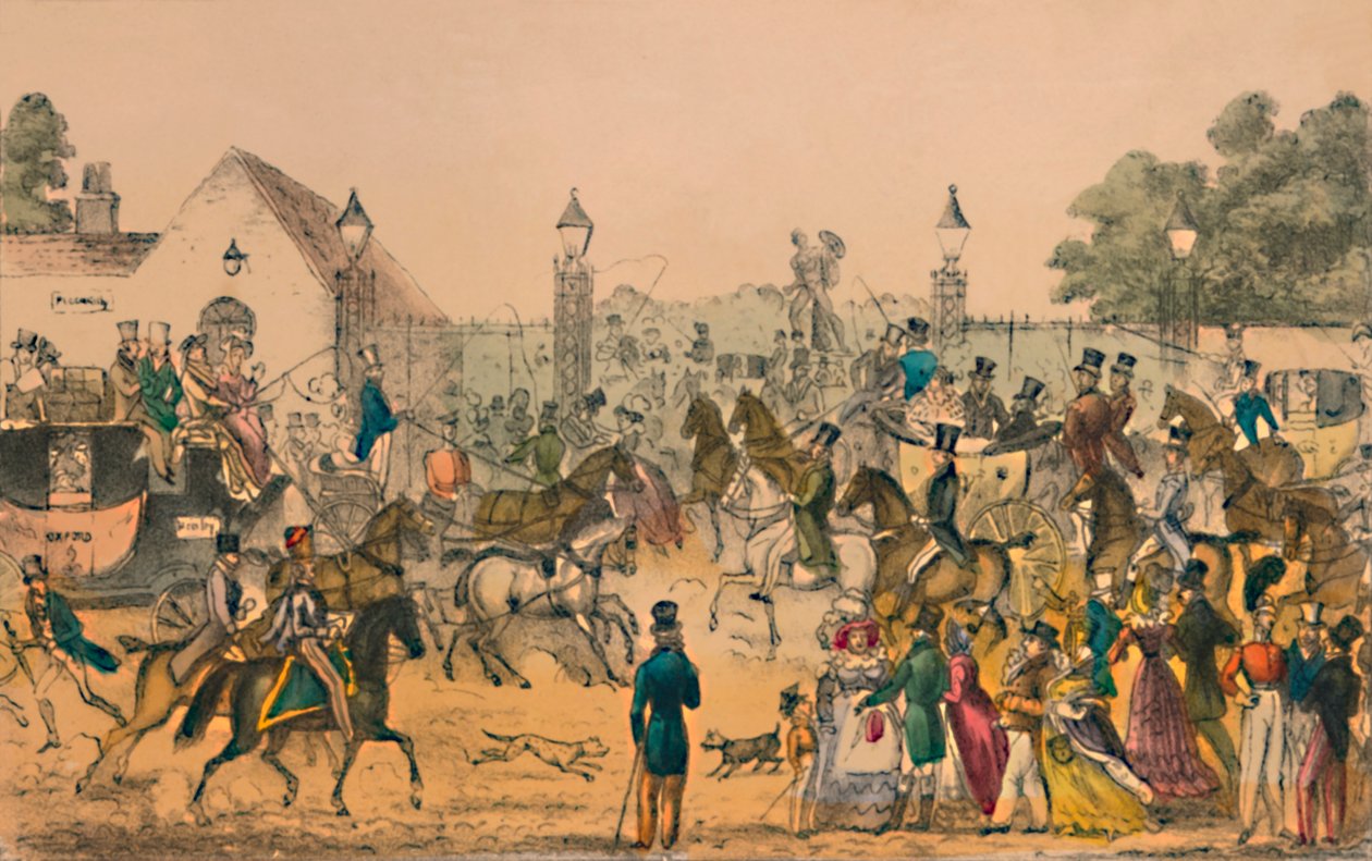 Hyde Park Corner, 1825, c1870 autorstwa Unbekannt